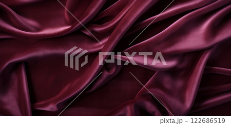 ワインレッドの布の背景 AI画像 ワインレッドの布の背景 AI画像 122686519