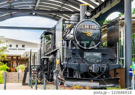 小海線 清里駅前のC56 122686918