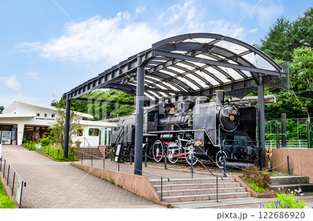 小海線 清里駅前のC56 122686920