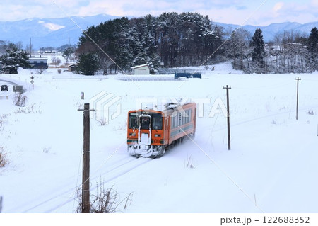 【津軽鉄道】津軽21形(津軽鉄道線:深郷田〜大沢内) 【津軽鉄道】津軽21形(津軽鉄道線:深郷田〜大沢内) 122688352