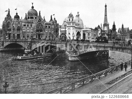 1900年 パリ万博 アンヴァリッド橋 1900年 パリ万博 アンヴァリッド橋 122688668