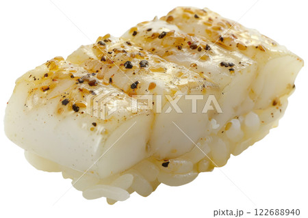piece of nigiri sushi floating isolated background piece of nigiri sushi floating isolated background 122688940