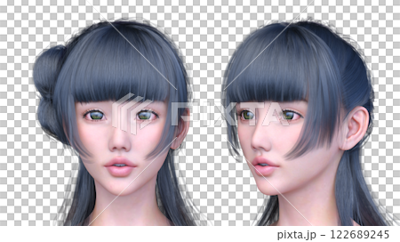 Close-up of a woman's face Close-up of a woman's face 122689245