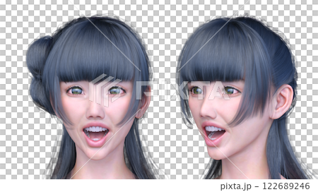 Close-up of a woman's face Close-up of a woman's face 122689246