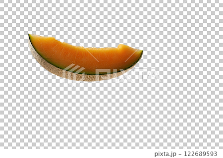 Ripe slice of Mixed fruit floating, isolated background Ripe slice of Mixed fruit floating, isolated background 122689593