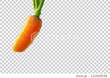 ripe slice of carrot floating, isolated background ripe slice of carrot floating, isolated background 122689598