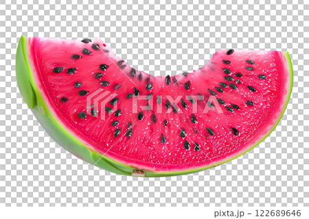 Ripe slice of Mixed fruit floating, isolated background Ripe slice of Mixed fruit floating, isolated background 122689646