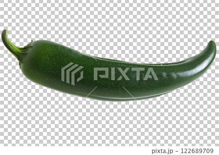 Ripe slice of Mixed vegetables floating isolated background 122689709