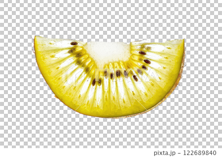 Ripe slice of Mixed fruit floating, isolated background Ripe slice of Mixed fruit floating, isolated background 122689840