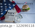 Hamburger and Business 122690118