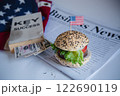 Hamburger and Business 122690119