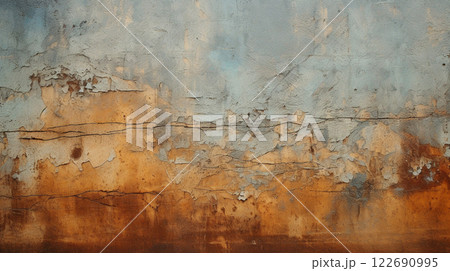 Rustic Peeling Paint Texture Background 122690995