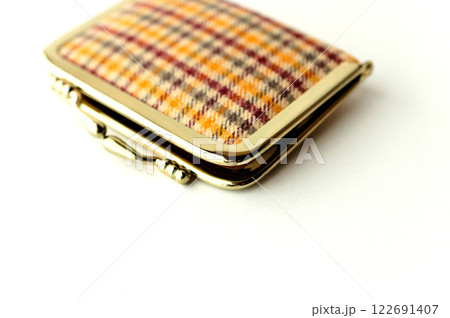 チェックのがま口 チェックのがま口 122691407