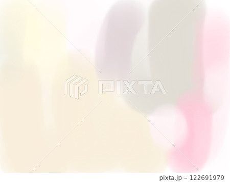 柔らかなベージュやピンク、灰色の色の混ざった背景イラスト 122691979