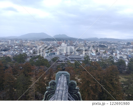 松江城天守閣からの景色 122691980