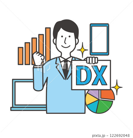 デジタルトランスフォーメーションと男性 122692048