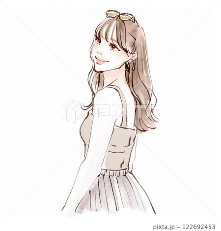 女性・女の子のイラスト素材 122692453