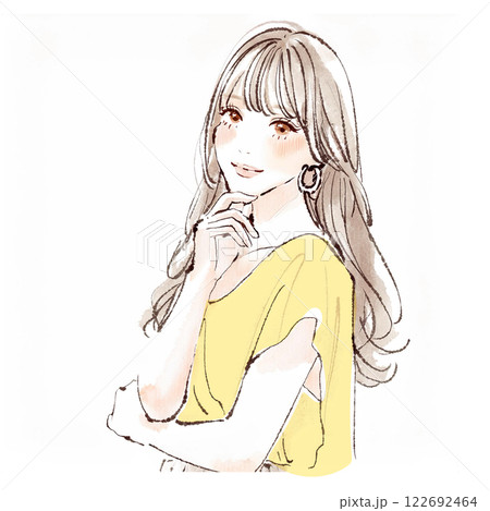 女性・女の子のイラスト素材 女性・女の子のイラスト素材 122692464