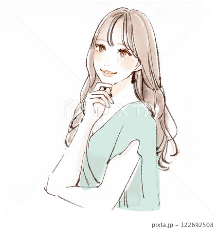 女性・女の子のイラスト素材のイラスト素材 [122692508] - PIXTA