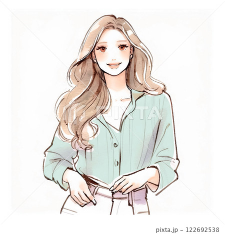 女性・女の子のイラスト素材 122692538