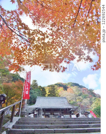 嵐山　法輪寺の紅葉 122692544