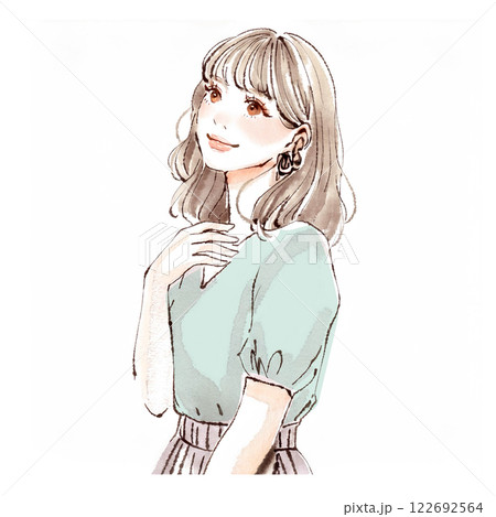 女性・女の子のイラスト素材 122692564