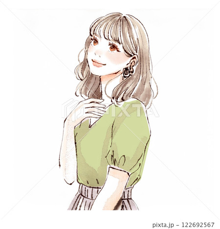 女性・女の子のイラスト素材 女性・女の子のイラスト素材 122692567