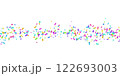 Sprinkles grainy on white background 122693003