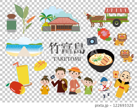 沖縄　竹富島　観光　旅行 122693328