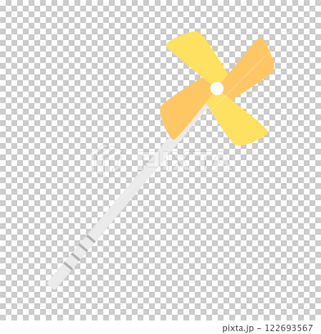 Origami windmill yellow Origami windmill yellow 122693567
