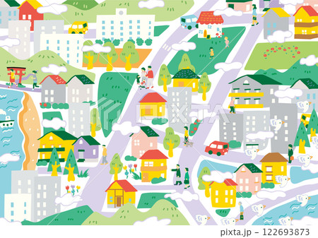 雲がもくもくの日々を彩る街 雲がもくもくの日々を彩る街 122693873