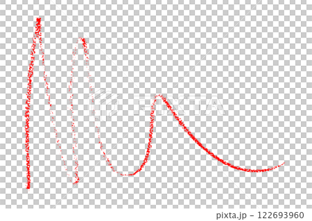 red pencil strokes isolated on transparent background 122693960