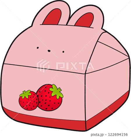 The illustration of a snack box 122694156
