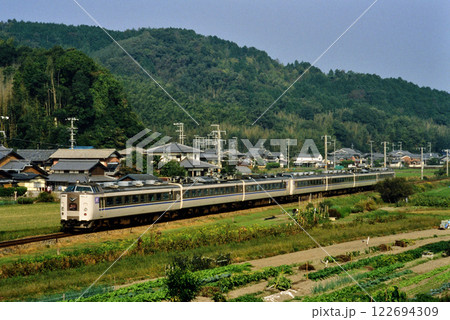 2006年 山陰本線を走る183系特急はしだて7両 2006年 山陰本線を走る183系特急はしだて7両 122694309