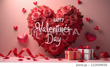 love heart valentine background picture 122694656