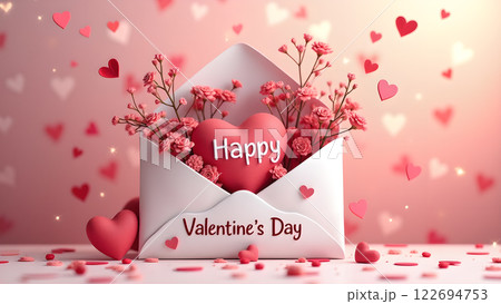love valentine red pink background 122694753