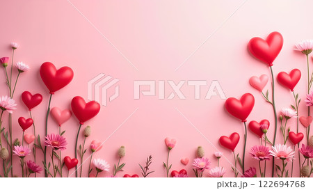 love valentine red pink background 122694768
