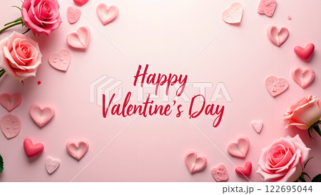 love pink valentine heart background love pink valentine heart background 122695044