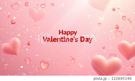 valentine background love heart  122695140