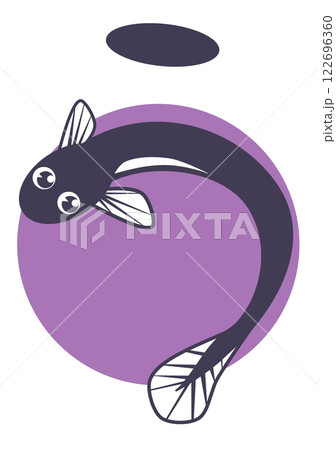 天然で美味しい高級食材なウナギのイラスト 天然で美味しい高級食材なウナギのイラスト 122696360