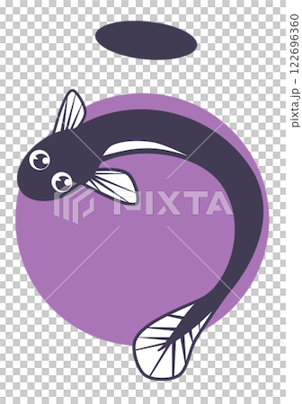 天然で美味しい高級食材なウナギのイラスト 天然で美味しい高級食材なウナギのイラスト 122696360