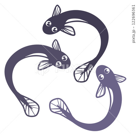 天然で美味しい高級食材なウナギのイラスト 122696361