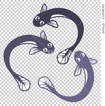 天然で美味しい高級食材なウナギのイラスト 122696361