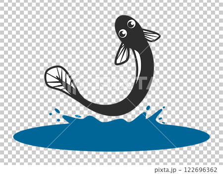 天然で美味しい高級食材なウナギのイラスト 天然で美味しい高級食材なウナギのイラスト 122696362