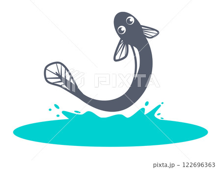 天然で美味しい高級食材なウナギのイラスト 122696363