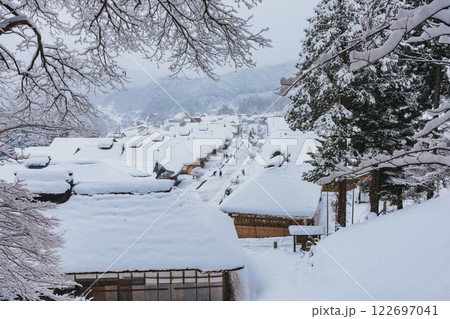 冬の会津紀行 大内宿 冬の会津紀行 大内宿 122697041
