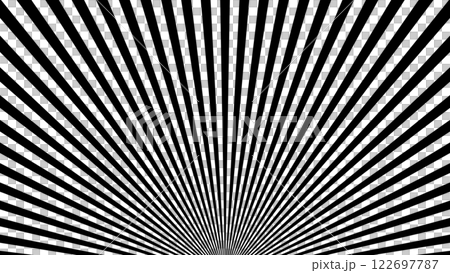 輻射黑色背景簡單向量插圖 122697787