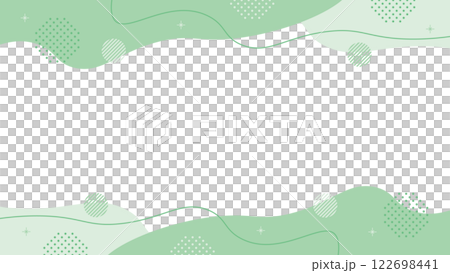 Abstract green geometric frame glitter polka dots Abstract green geometric frame glitter polka dots 122698441
