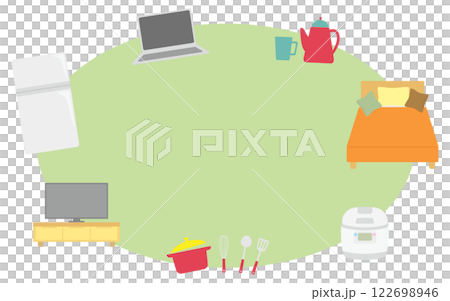 Appliance and furniture frame - Moss green 122698946