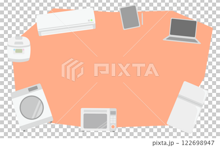 器具框鮭魚粉紅色 122698947